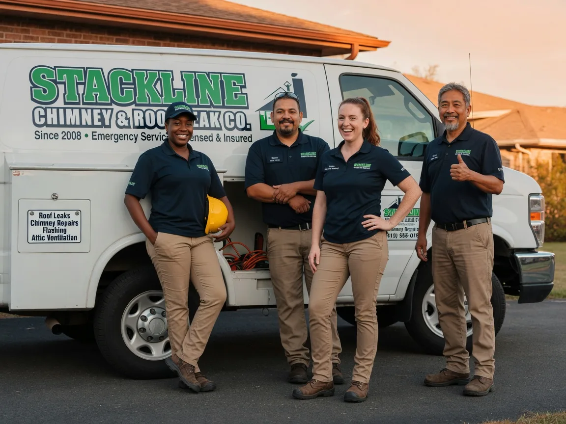 Chimney flashing repair company in New Bern, NC
